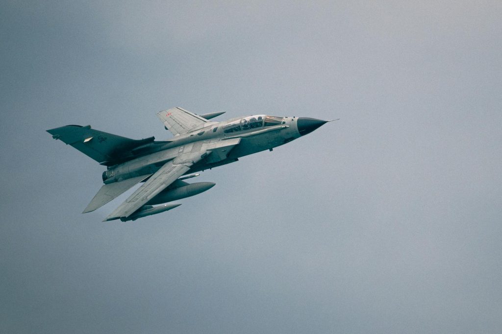 a panavia tornado in the air